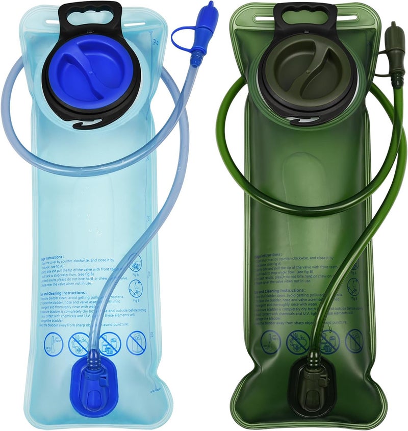 Mdvora 1.5L/2L/2.5L/3L Hydration Bladder, Large Opening Water Storage Bladder Bag, for Cycling Hiking Camping - Image 1